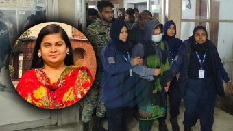 ভারতে পালানোর সময় ইডেন কলেজ ছাত্রলীগ নেত্রী গ্রেপ্তার
