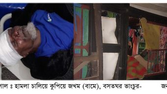গৌরনদীতে বিএনপির দুই গ্রুপের হামলা-পাল্টা হামলা : বসতঘর ভাঙচুর : আহত-৪
