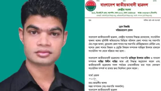ধর্ষণ কান্ডে পদ হারালেন বরিশাল জেলা ছাত্রদল নেতা সবুজ