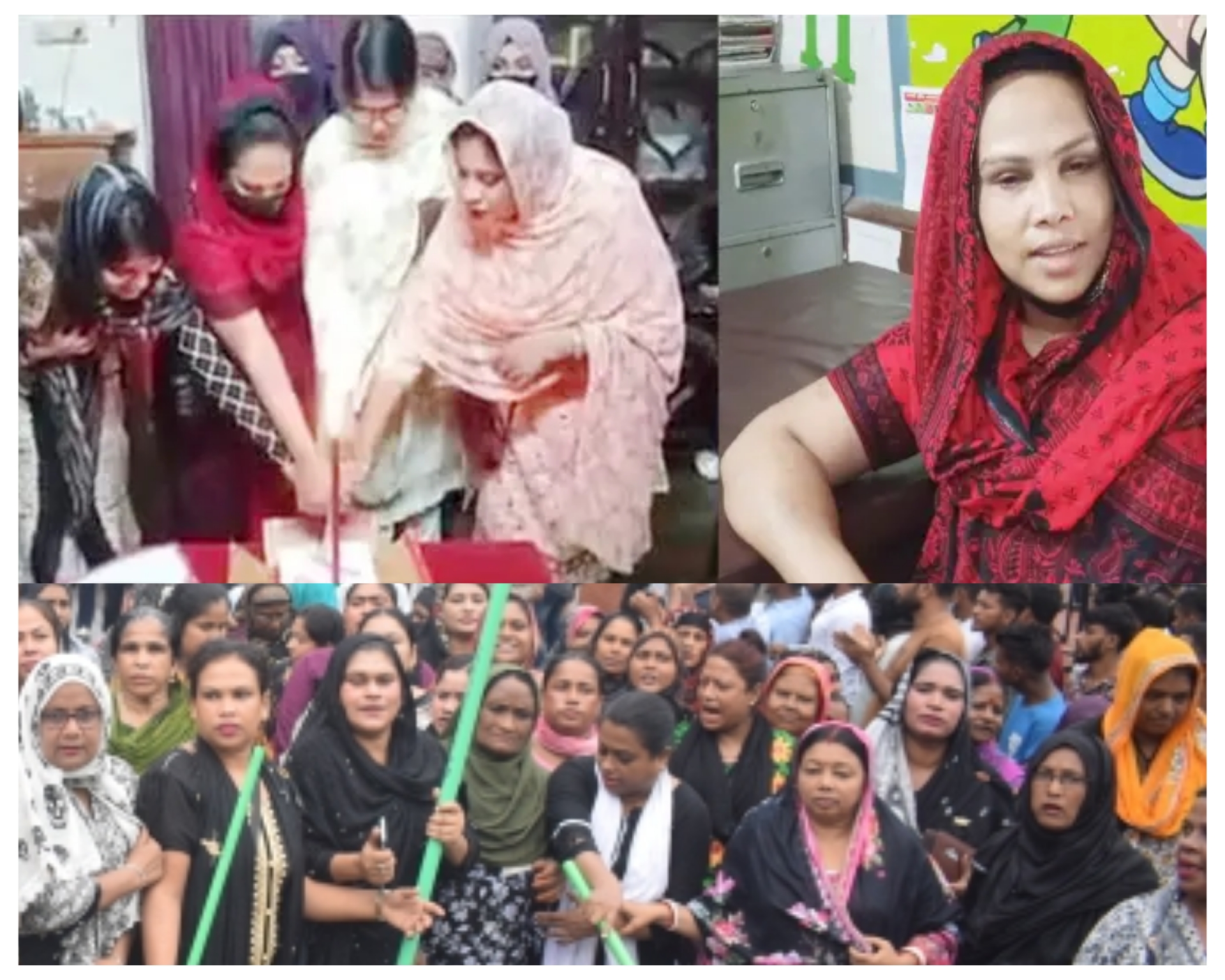 বরিশাল নগরীতে কেক কেটে আটক হলেন মহিলা আওয়ামী লীগ নেত্রী