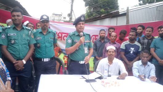 বিএমপি কাউনিয়া থানার উদ্বেগে পলাশপুর ওপেন হাউজ ডে অনুষ্ঠিত।