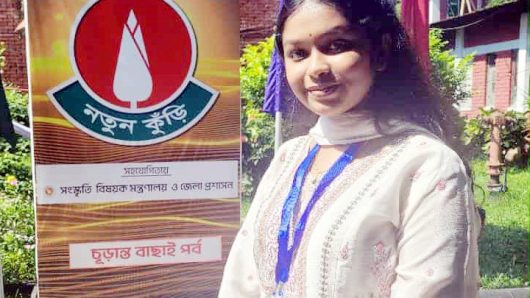 নতুন কুঁড়ি প্রতিযোগিতায় গৌরনদীর প্রিয়ন্তীর সাফল্য