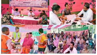 গৌরনদীতে বিনামূল্যে পাঁচশতাধিক ব্যক্তি পেলেন চিকিৎসাসহ ওষুধ