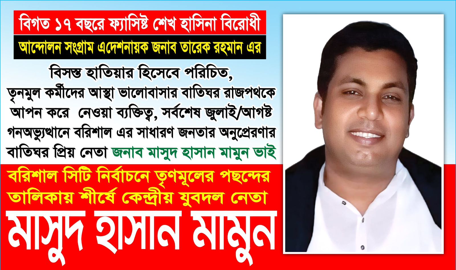 বিসিসি নির্বাচনে ‘চমক’ দেখাতে পারেন যুবদল নেতা মাসুদ হাসান মামুন